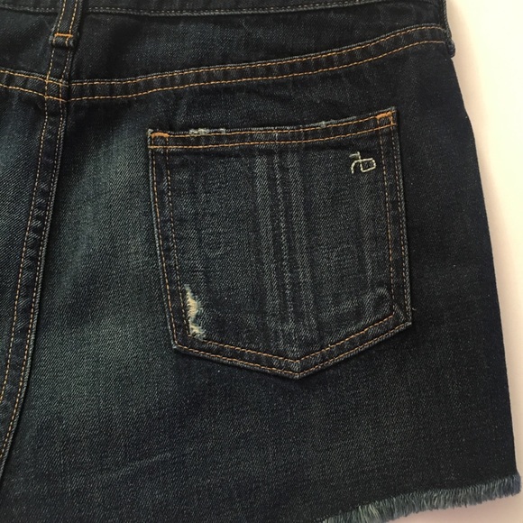 NWT Rag & Bone Dark Cutoff Shorts, Doris, sz 27. - Picture 7 of 7